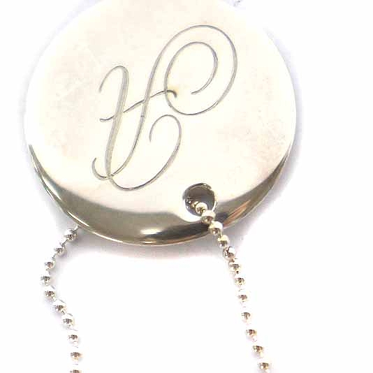 ティファニー　レター　ネックレス　イニシャル　a 現行品　美品　750 ティファニー TIFFANY & CO. ノーツ レター アルファベット