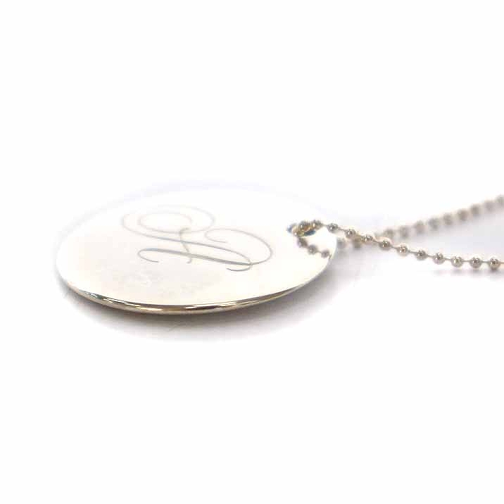 ティファニー　レター\"t\"イニシャルネックレス　チェーン41㎝　シルバー925 TIFFANY&Co. ティファニー ネックレス レター K イニシャル