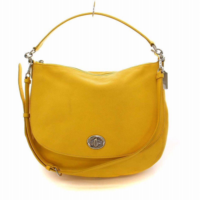 コーチ COACH ターンロックホーボー ハンドバッグ ショルダーバッグ 