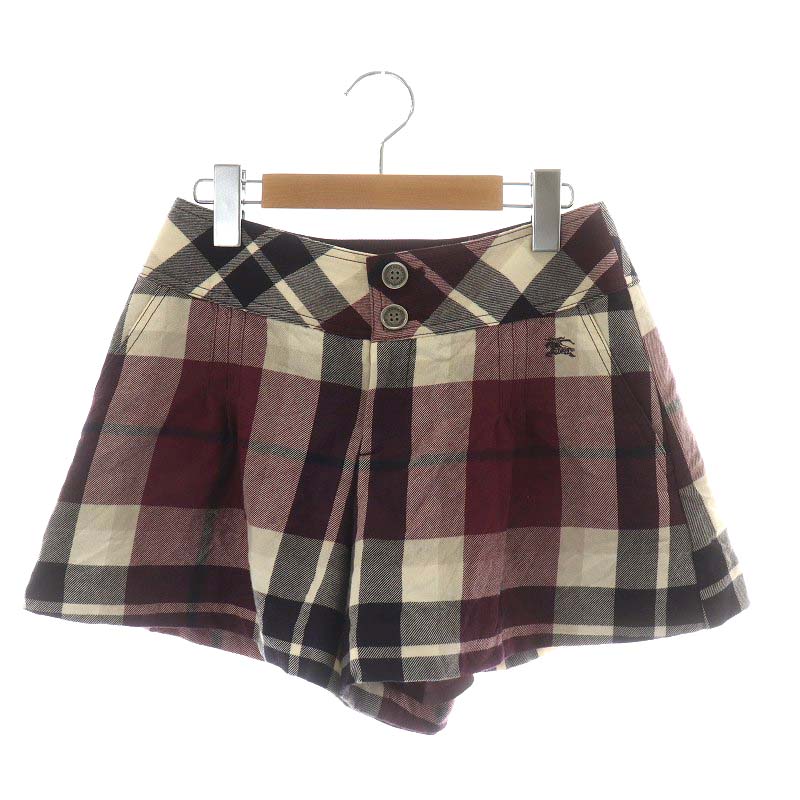 バーバリーブルーレーベル BURBERRY BLUE LABEL キュロットパンツ  