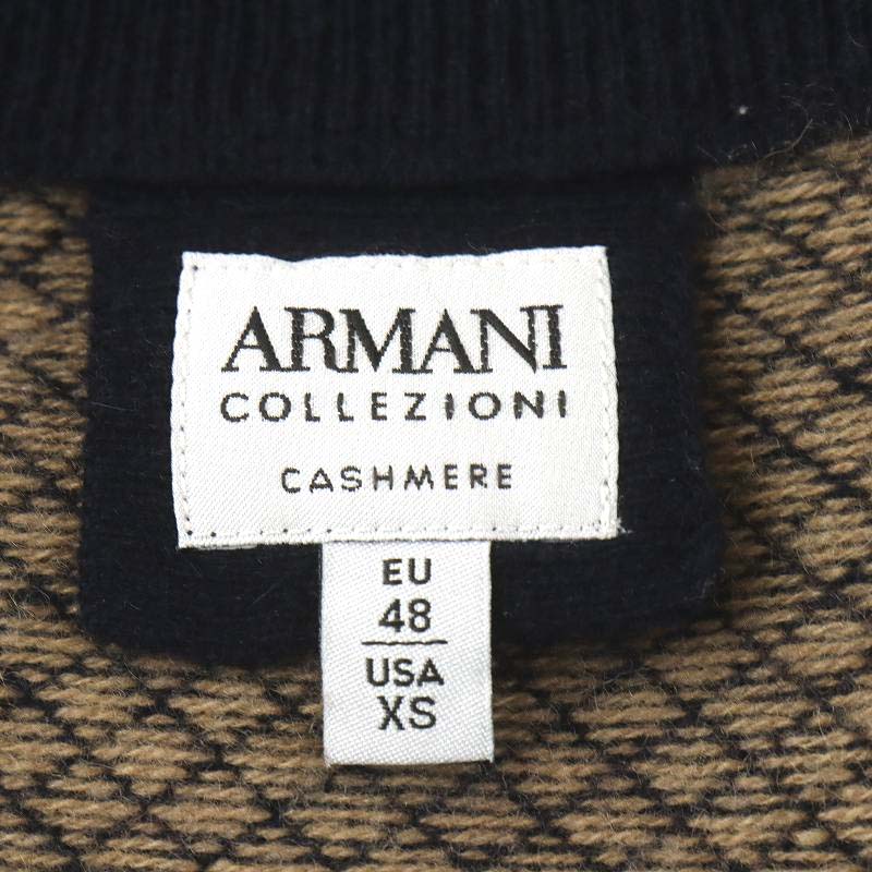 アルマーニ コレツィオーニ ARMANI COLLEZIONI カーディガン ジップ 