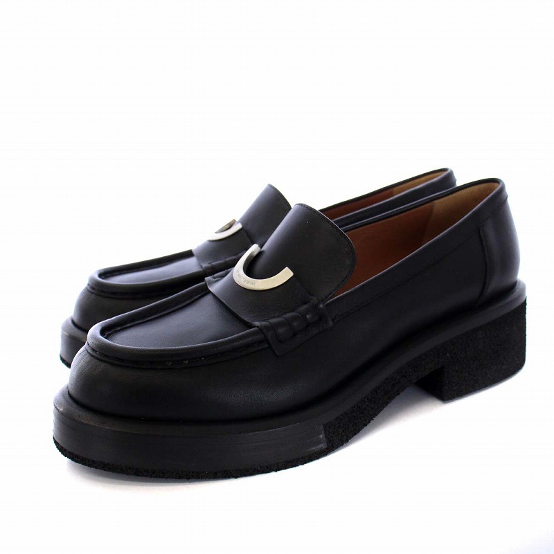 未使用品 エンポリオアルマーニ EMPORIO ARMANI ローファー チャンキー 