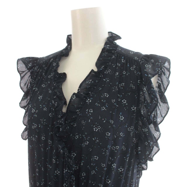 ケイトスペード KATE SPADE ワンピース フレア ギャザー ロング マキシ  