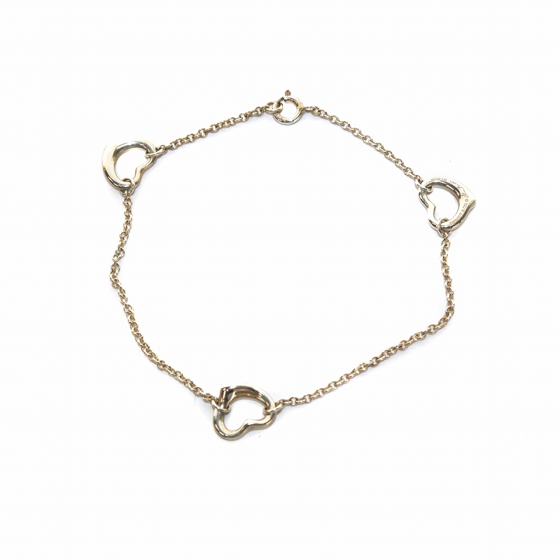 ティファニー TIFFANY & CO. トリプルオープンハート ブレスレット 925 