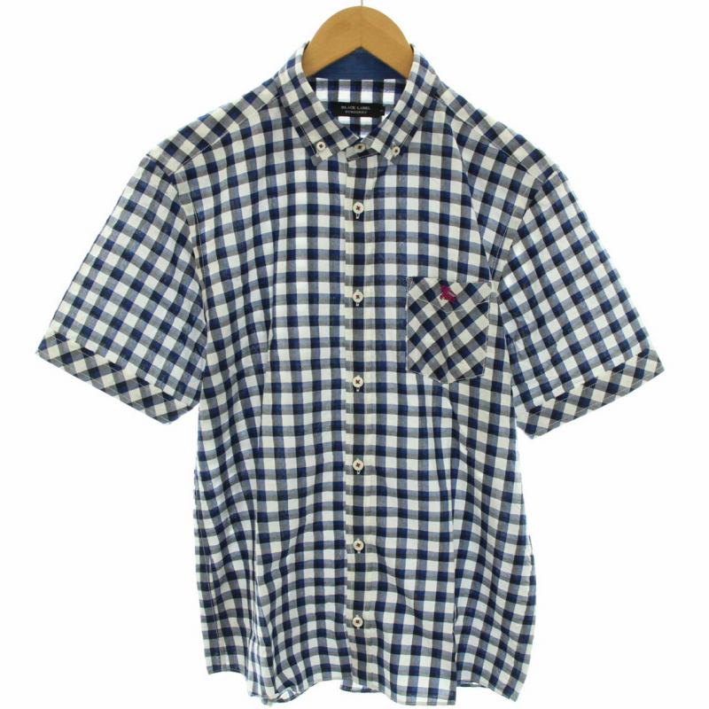 バーバリーブラックレーベル BURBERRY BLACK LABEL シャツ ボタン 