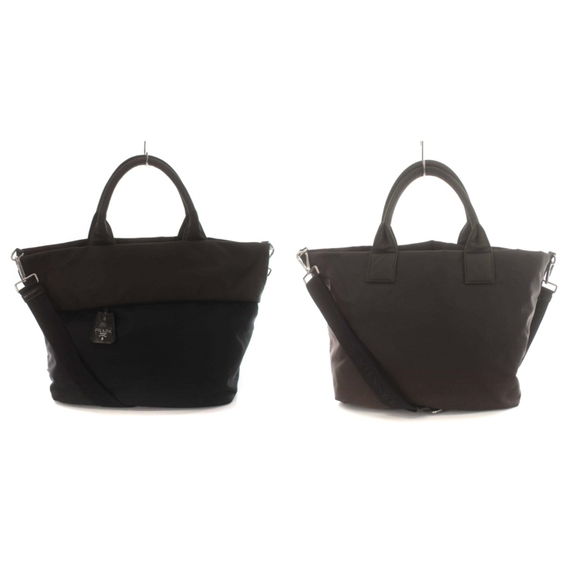 プラダ PRADA リバーシブル トートバッグ ショルダー 4way ナイロン  