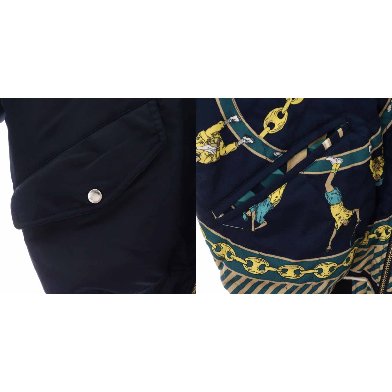 ラコステ LACOSTE エレガントデザインリバーシブルボンバージャケット