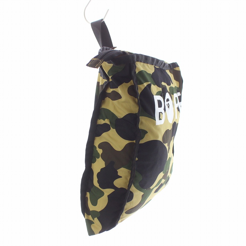 アベイシングエイプ A BATHING APE ハンドバッグ ゴリラ 迷彩