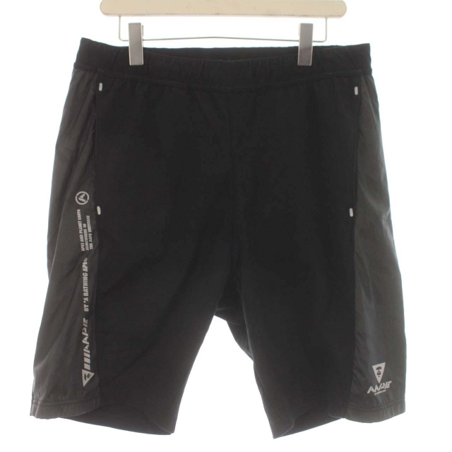通販 エイプハーフパンツ黒 A BATHING APE ハーフパンツ XL 黒 公式通販