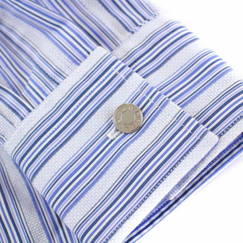 ［新品］HERMES エルメス ライトブルー ドレスシャツ 38/15 新品］HERMES エルメス ライトブルー ドレスシャツ 38/15 新品］HERMES