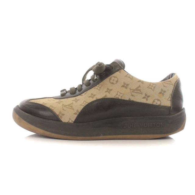 ルイヴィトン LOUIS VUITTON モノグラムミニ スニーカー キャンバス 