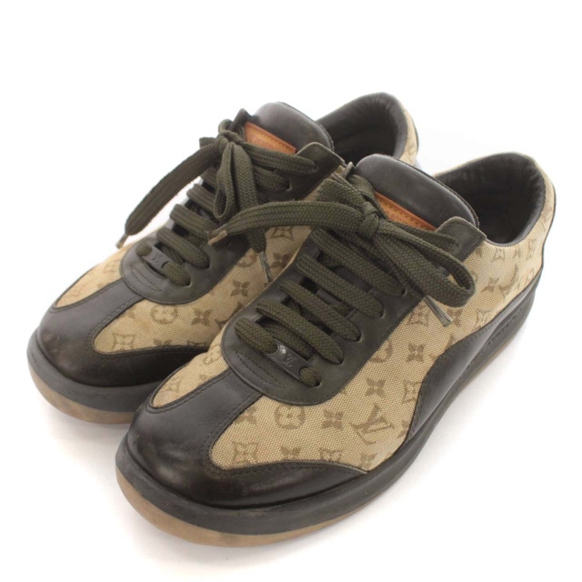 ルイヴィトン LOUIS VUITTON モノグラムミニ スニーカー キャンバス 