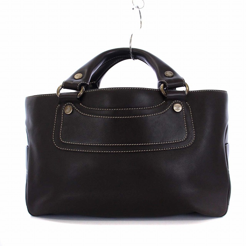セリーヌ CELINE ブギーバッグ ハンドバッグ トートバッグ レザー 茶  