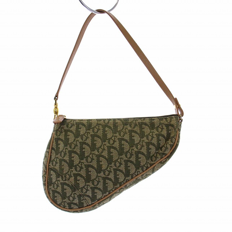 クリスチャンディオール Christian Dior トロッター サドルバッグ  