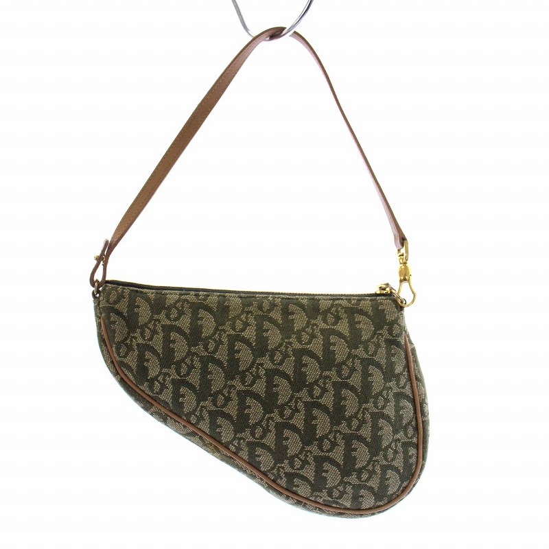 クリスチャンディオール Christian Dior トロッター サドルバッグ 