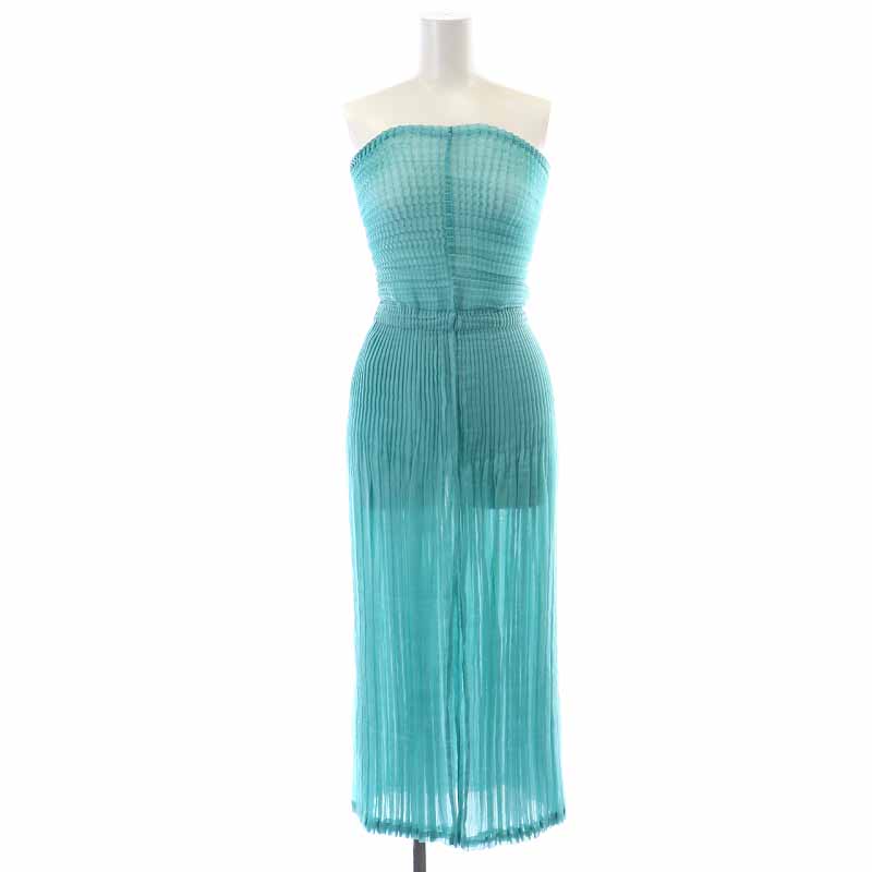 イッセイミヤケ ISSEY MIYAKE FETE ベアトップワンピース ロング 