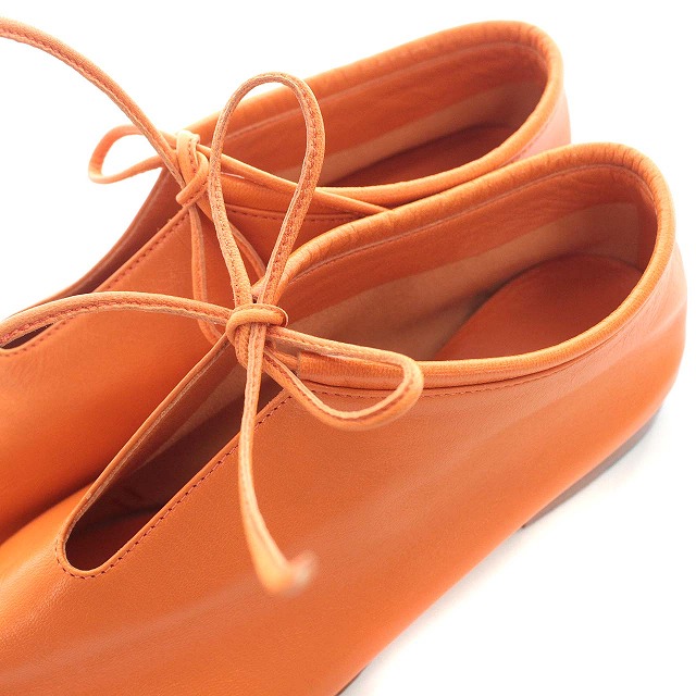 マルティニアーノ MARTINIANO BOOTIE フラットシューズ レザー 37 23cm 