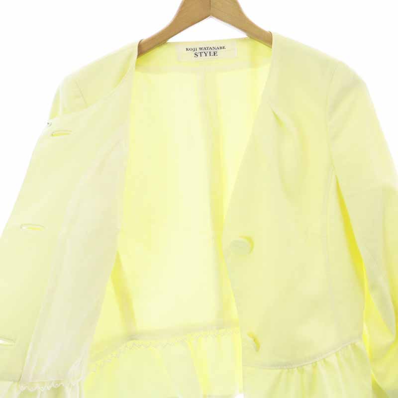 コージワタナベ スティル KOJI WATANABE STYLE ノーカラージャケット