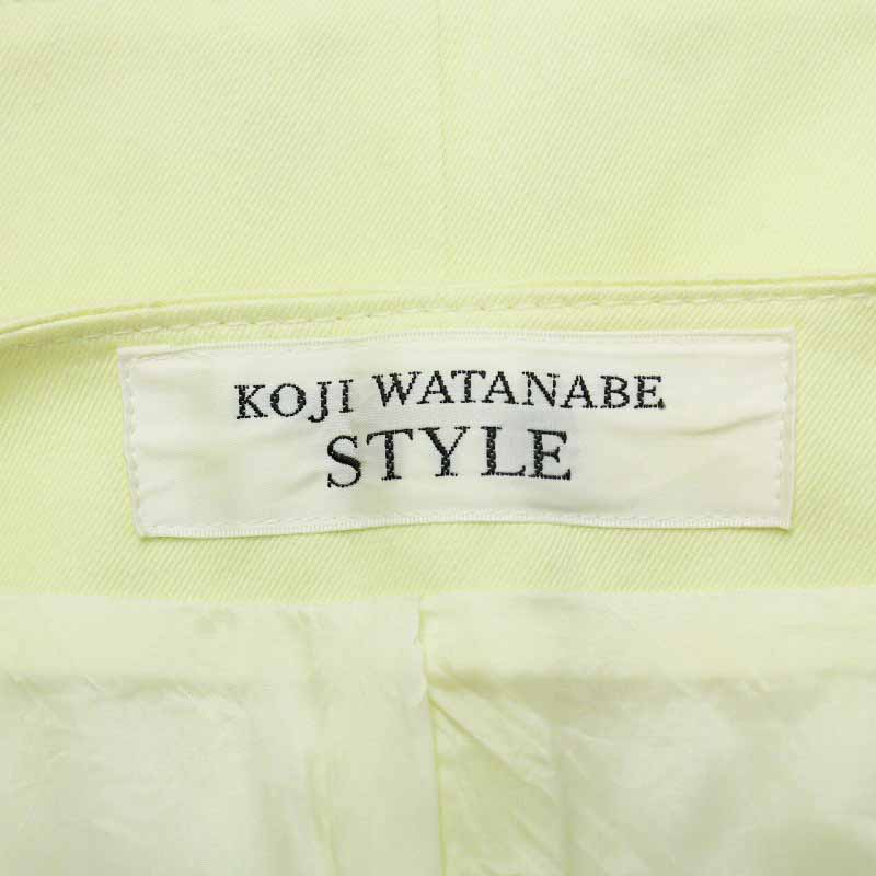 コージワタナベ スティル KOJI WATANABE STYLE ノーカラージャケット