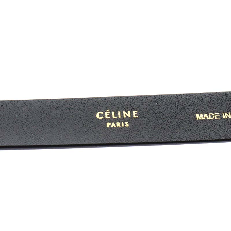 セリーヌ CELINE 細ベルト フィービー期 ゴールド金具 赤茶 ブラウン CELINE（セリーヌ） ベルト ブラウン レディース 45ba3-3a78-04lu