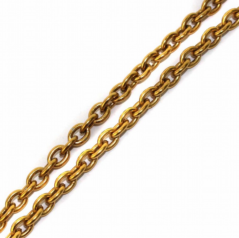 CHANEL シャネル　ネックレス　カンボン　ゴールド　チェーン　プレート　ロゴ CHANEL 大SALE シャネル ヴィンテージ ロゴ カンボン プレート
