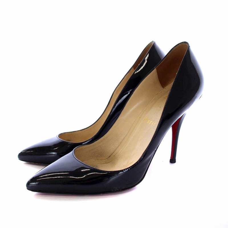 クリスチャンルブタン Christian louboutin ポインテッドトゥパンプス 
