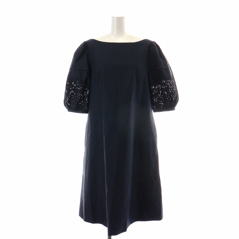 フォクシー FOXEY パフスリーブドレス Puff Sleeve Dress ワンピース 