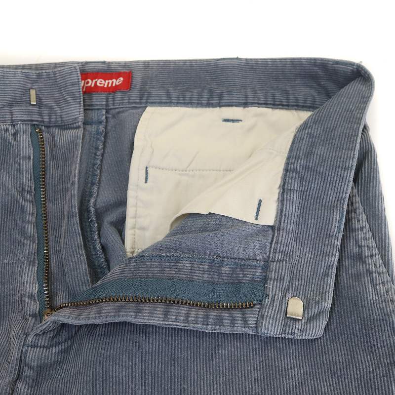 シュプリーム SUPREME コーデュロイパンツ ストレート ジップフライ 32 