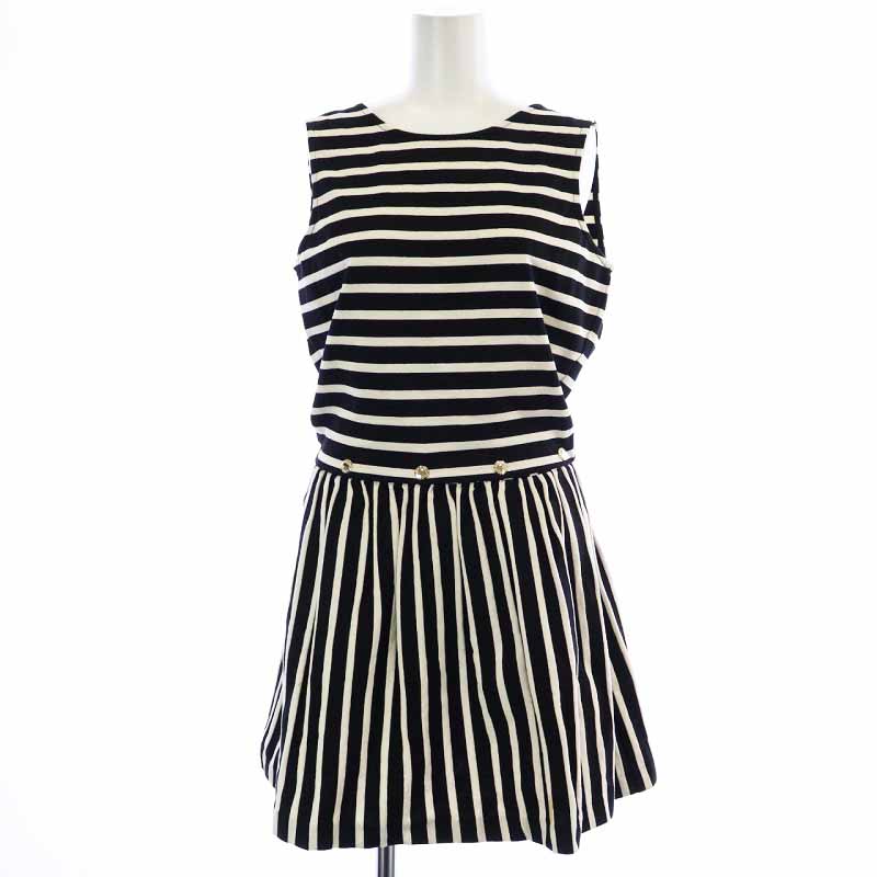 メゾンキツネ SHORT SNAPS DRESS シャツワンピース　38 M Maison Kitsune（メゾンキツネ）の「SHORT SNAPS DRESS（シャツ
