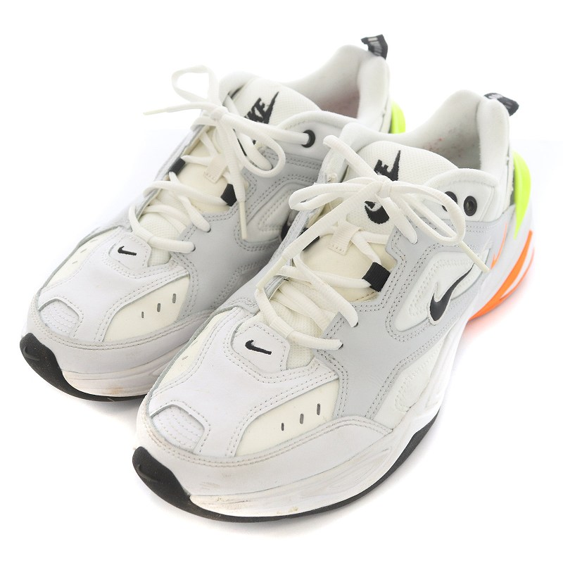 ナイキ NIKE M2K TEKNO テクノ スニーカー シューズ 蛍光 US10 28cm 白  
