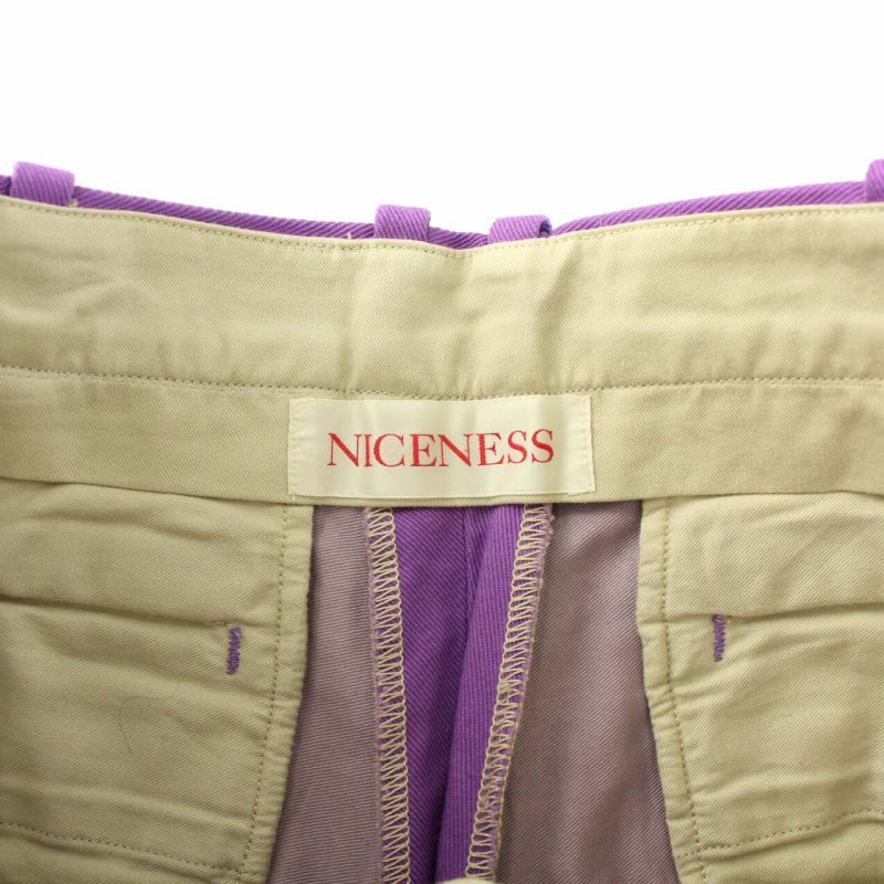パンツ NICENESS SHORTER ナイスネス NICENESS ショーター SHORTER カラードスラックス