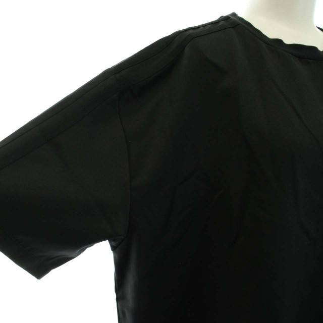 adidasoriginals ブラック 半袖 シャツワンピース　XLサイズ アディダスオリジナルス 半袖 Tシャツワンピース トレフォイル