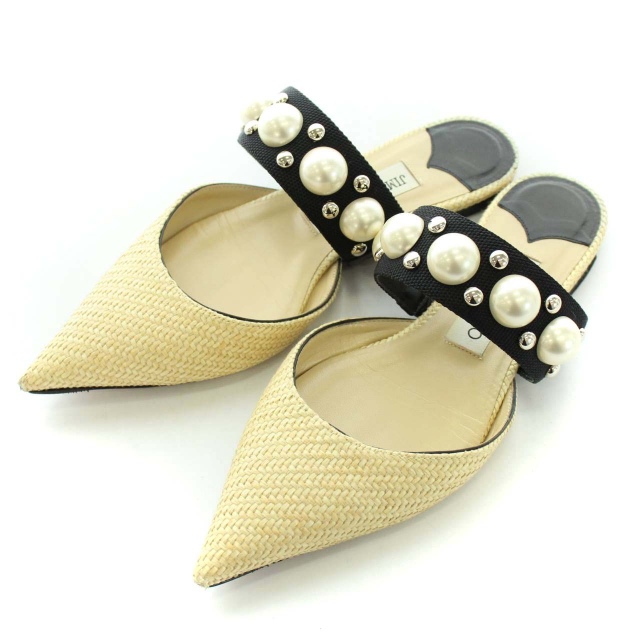 値下げしました】Jimmy Choo ジミーチュウ きめ細かく ミュール サンダル