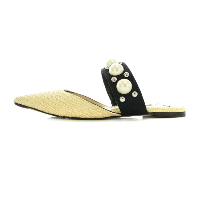 ジミーチュウ JIMMY CHOO BASETTE FLAT ミュール サンダル フラット 