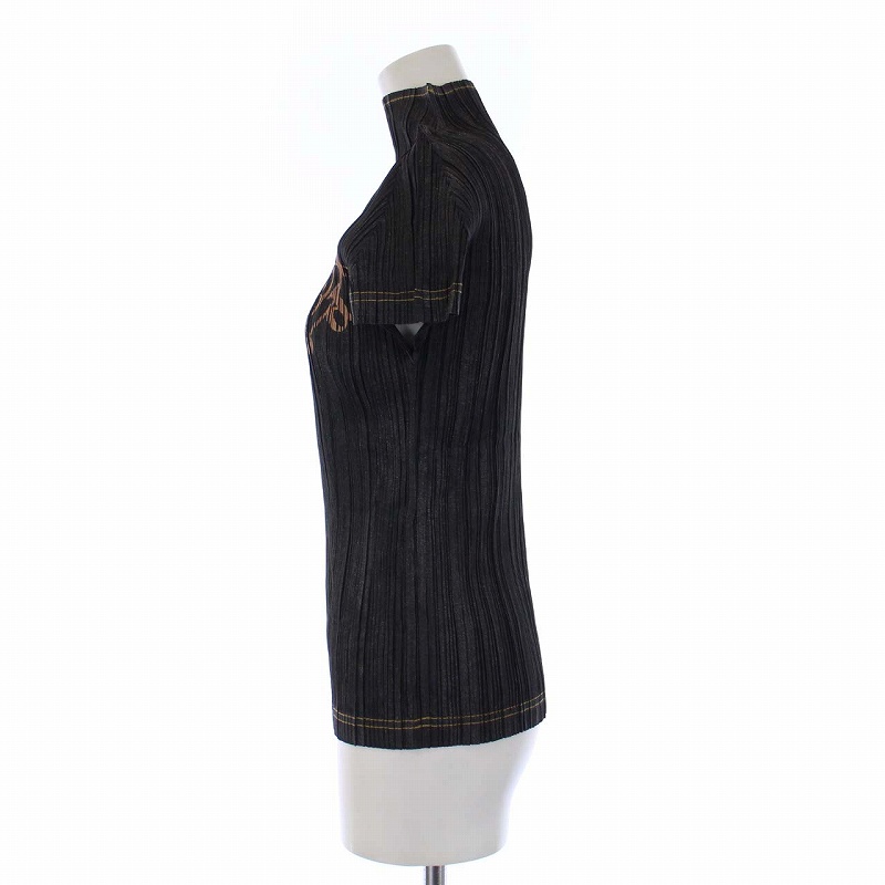 プリーツプリーズ PLEATS PLEASE イッセイミヤケ ハイネックカットソー 