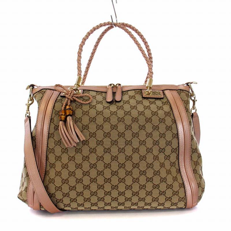 グッチ GUCCI GGキャンバス ハンドバッグ トートバッグ ショルダー 
