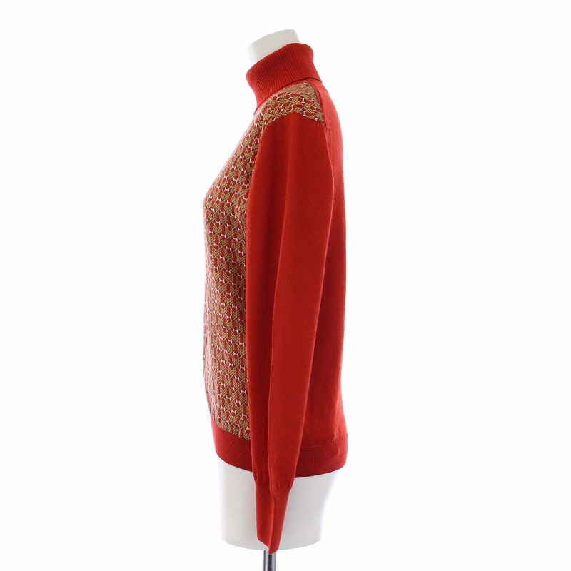 エルメス HERMES ヴィンテージ ツイルレーヌ タートルネックニット 