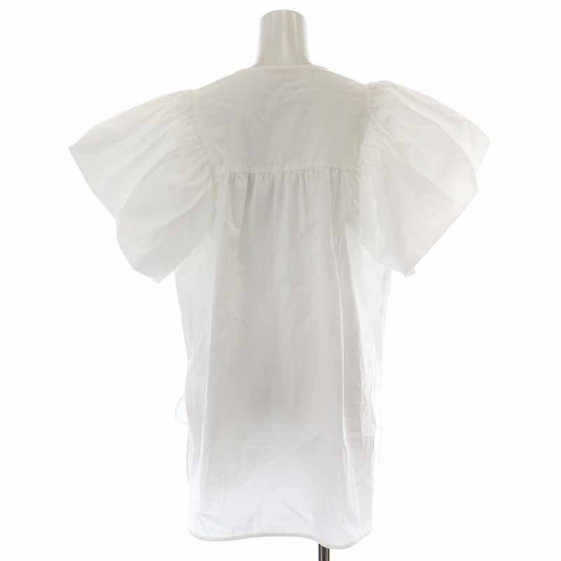 ヨリ yori 22SS バルーンスリーブブラウス シャツ ギンガムチェック  