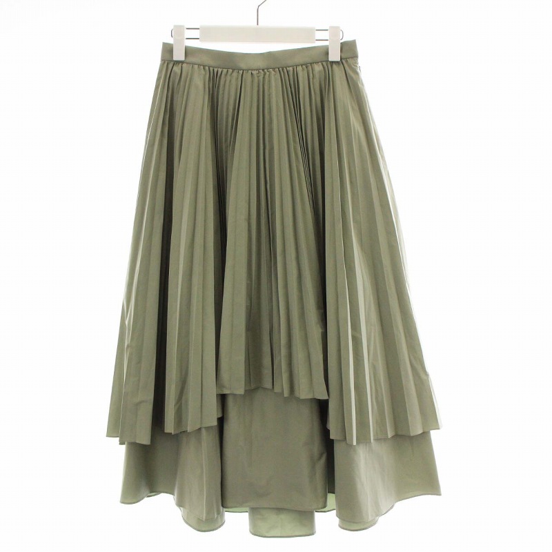 ルシェルブルー LE CIEL BLEU Double High Low Hem Skirt ルシェルブルー LE CIEL BLEU Double High Low Hem Skirt