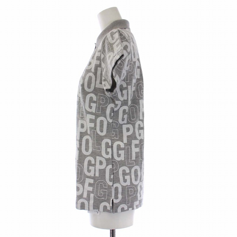 パーリーゲイツ PEARLY GATES 20SS ポロシャツ 半袖 ロゴ 総柄 0 S 