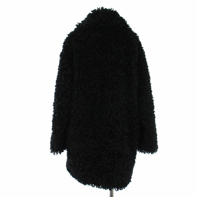 エンポリオアルマーニ EMPORIO ARMANI Eco fur coat フェイクファー 