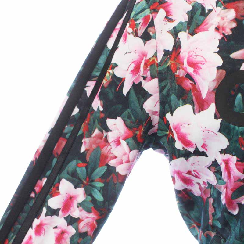 アディダスネオ adidas neo 花柄フローラルジャージジャケット