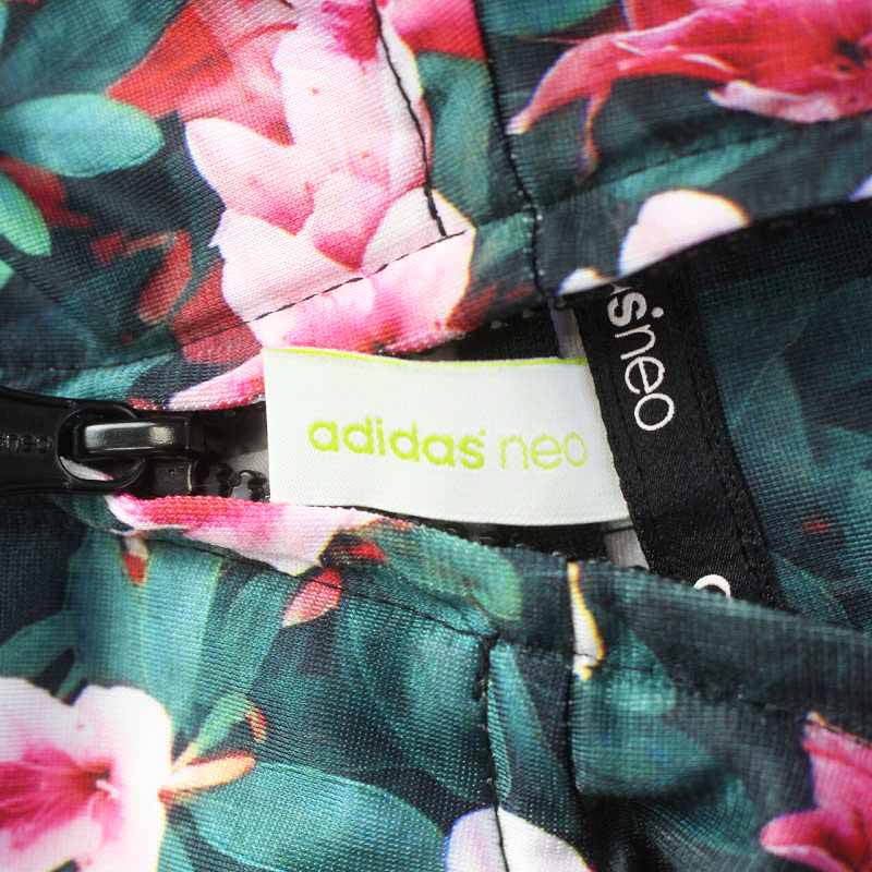 アディダスネオ adidas neo 花柄フローラルジャージジャケット