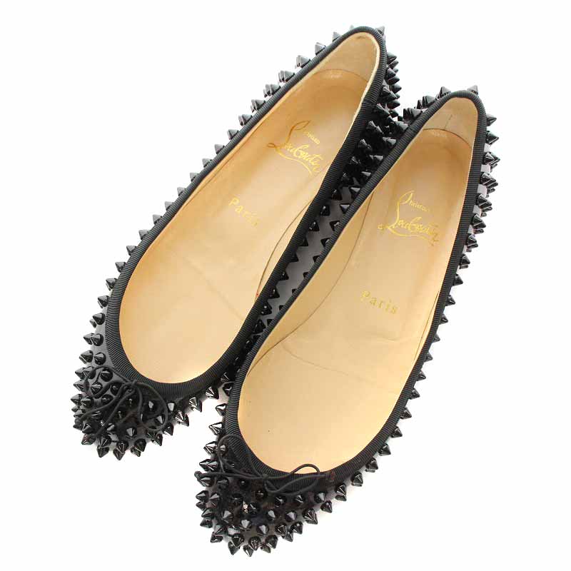 クリスチャンルブタン Christian louboutin スパイクスタッズ バレエ 