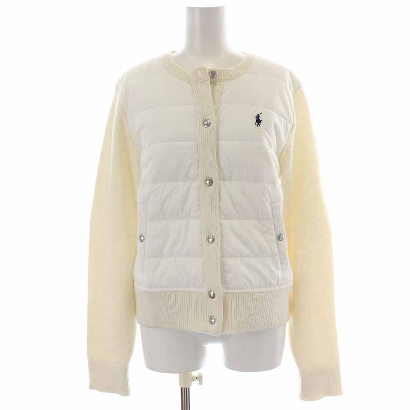 ポロ ラルフローレン POLO RALPH LAUREN 中綿ジャケット ニット 切替 