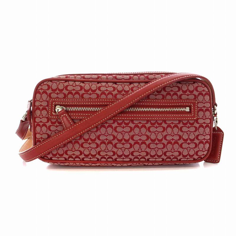 コーチ COACH ショルダーバッグ 斜め掛け ポシェット ミニシグネチャー 