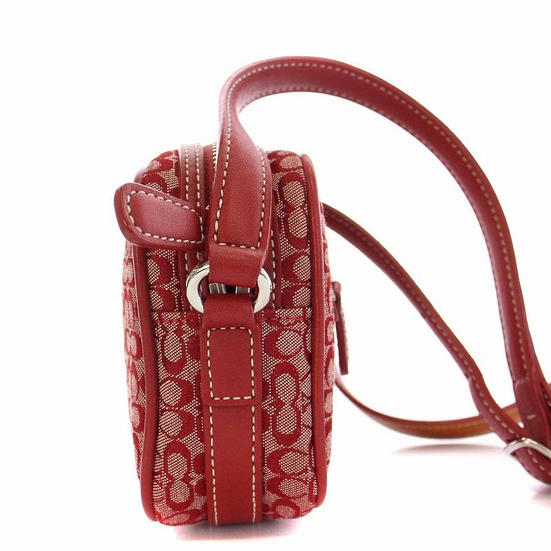 コーチ COACH ショルダーバッグ 斜め掛け ポシェット ミニシグネチャー 