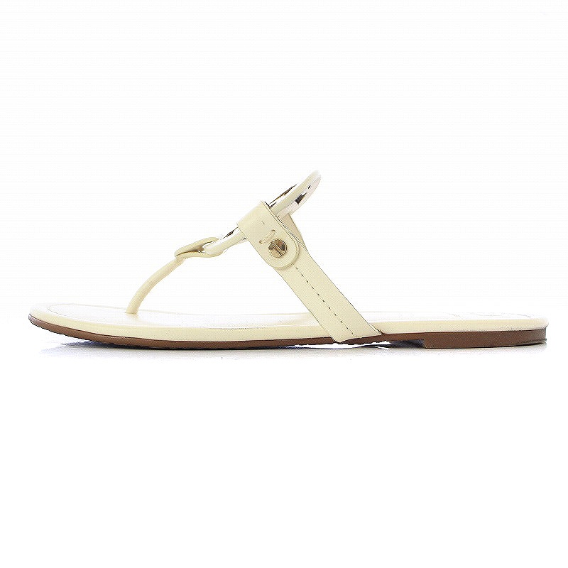 未使用 トリーバーチ トング サンダル ホワイト 白 トリーバーチ TORY BURCH MILLER SANDAL トングサンダル