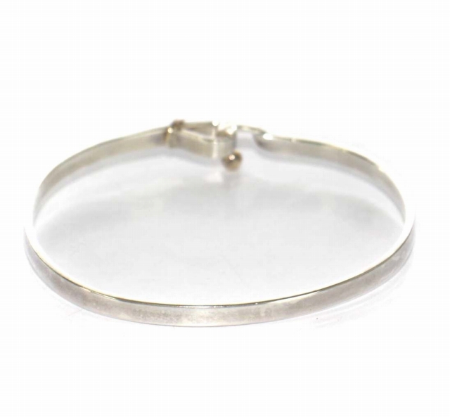 ティファニー フックアイ ブレスレット シルバー K18 バングル
