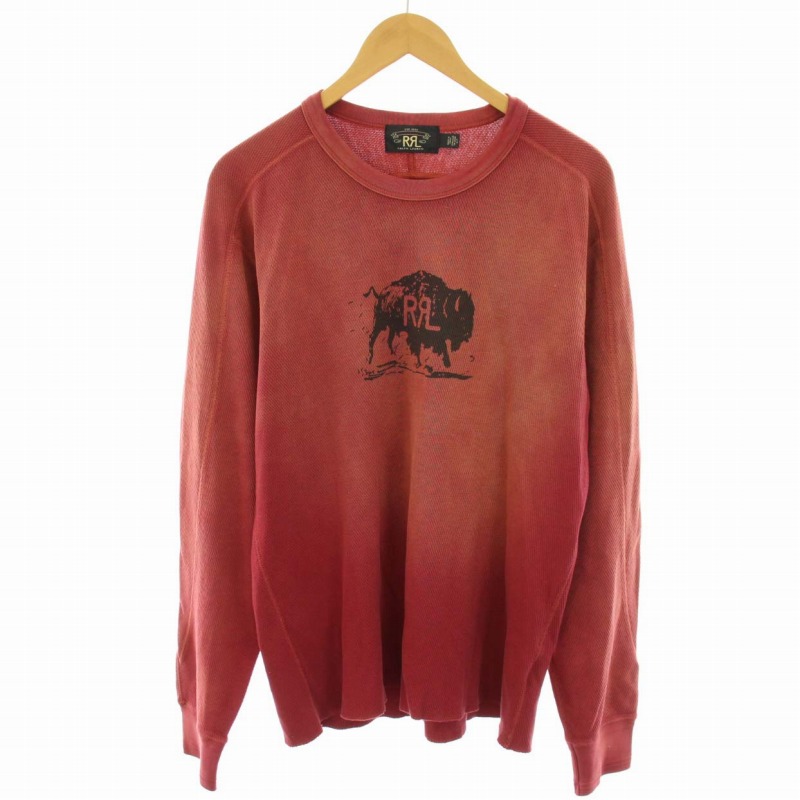 ダブルアールエル RRL ラルフローレン ロングスリーブグラフィックT 